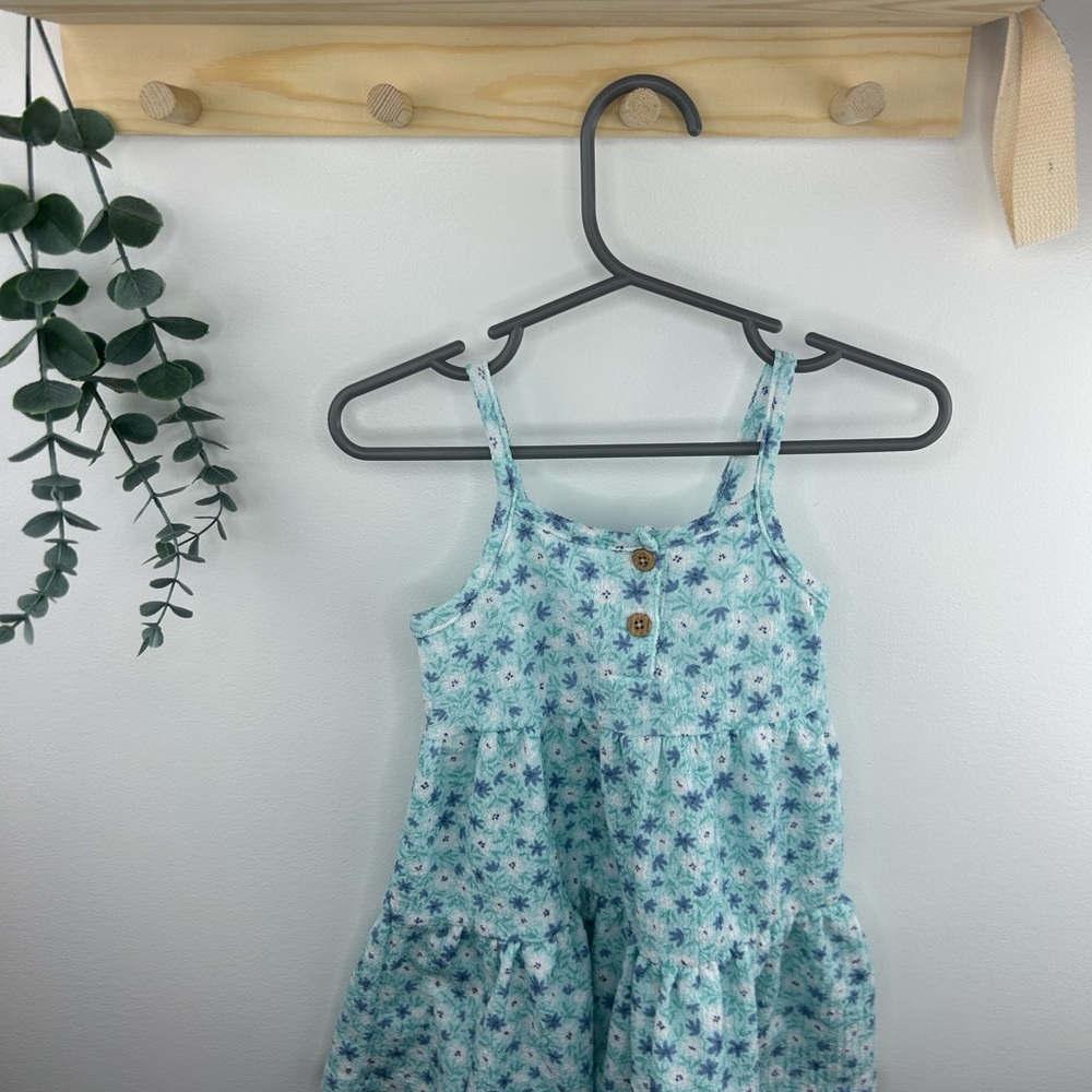 Floral Blue Sundress for Kids